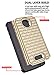 Moto Z Force Case, Moto Z Force Droid Case, Style4U [Shockproof] Studded Rhinestone Crystal Bling Hybrid Armor Case for Motorola Moto Z Force/Moto Z Force Droid with 1 Stylus [Gold/Black]