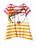 Desigual Kids Camiseta Manga Corta (Rojo / Naranja)