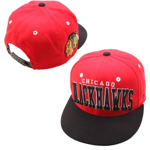 Zephyr Chicago Blackhawks Super Star Snapback Adjustable Hat Adjustable