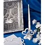Interlocking hearts design wedding pen set- 1