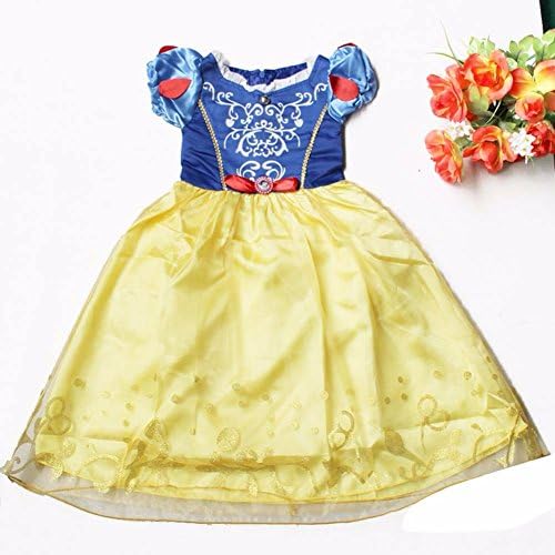 Laryana® Kids Children Girls Snow White Princess Cosplay Palace Full Dress