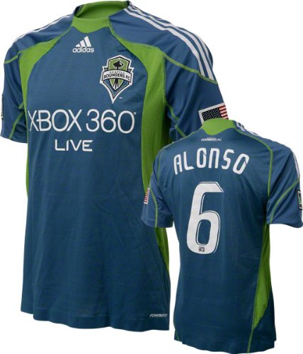 Oscaldo Alonso Game Used Jersey: Seattle Sounders #6 Short Sleeve Away Jersey Oscaldo Alonso Game Used Jersey: Seattle Sounders #6 Short Sleeve Away Jersey