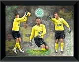 Artur Boruc Framed 16x12 (406x305mm) Urban Grafix Montage, 2008/09 Season, Celtic FC.