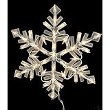 16 Lighted Snowflake Christmas Window Silhouette Decoration