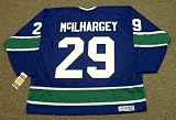 JACK McILHARGEY Vancouver Canucks 1976 CCM Vintage Throwback Away NHL Hockey Jersey