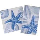 Seashells Blue design Paper Napkins or Paper Guest Towels