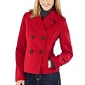 Merona&reg; Women's Wool Peacoat Jacket - Red