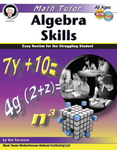 algebra skills easy review for the struggling student math tutor series