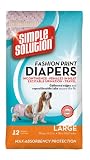 Simple Solution Fashion Disposable Diapers, 12 Count, Large