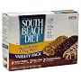 South Beach Living High Protein Cereal Bars, Variety Pack (Peanut Butter, Chocolate &Cinnamon Raisin), 8-Count Bars (Pack of 3)