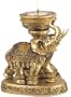 Candle Holder Thai Elephant Buddha Buddhist Collectible Decoration