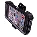 Heavy Duty High Impact Shockproof Dirtproof Hard + Soft Defender Case Cover for Apple iPhone 5c + Belt Clip Holster + Stylus + Screen Protector - Black & Grey