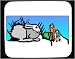 Decorated Mouse Pad with human, body, individual, persons, people, rabbit, hiker, per...