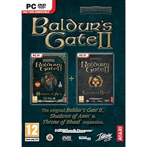 Baldur's Gate 2 II - Shadows Of Amn & Throne of Bhaal Double Pack (PC DVD)