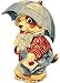 Gallery Graphics Dog Spot with an Umbrella Mechanical Valentine Card