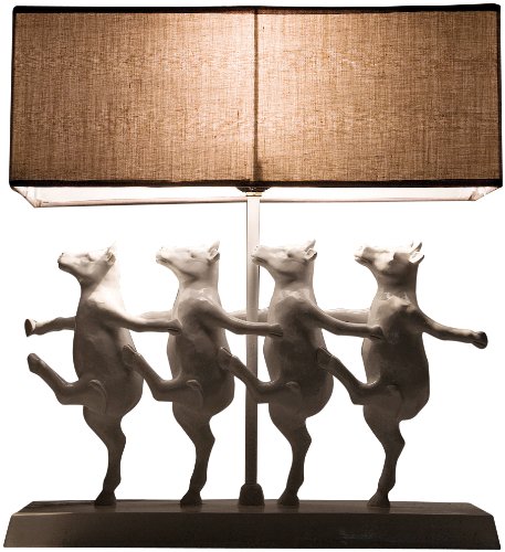 Kare 30968 Tischleuchte Dancing Cows 0.12 Meter x 0.41 Meter x 0.44 Meter Preisvergleich