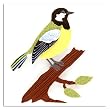 Martha Stewart Crafts Sticker Bird and Branch Green By The Each