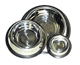 Non-tip 1 Qt. Stainless Steel Bowl