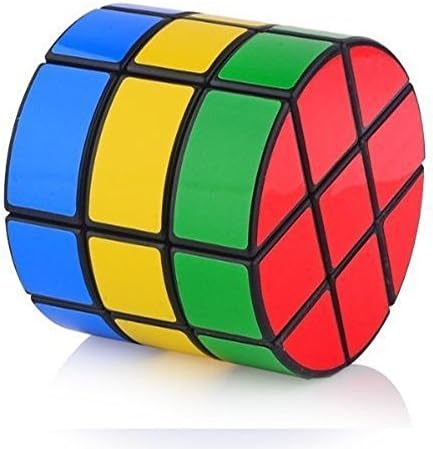 2-PACK 3x3 Round Column Cube Black Puzzle