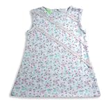 SnoPea - Newborn And Infant Girls Sleeveless Flower Dress Set, White, Pink (Size 9Months)