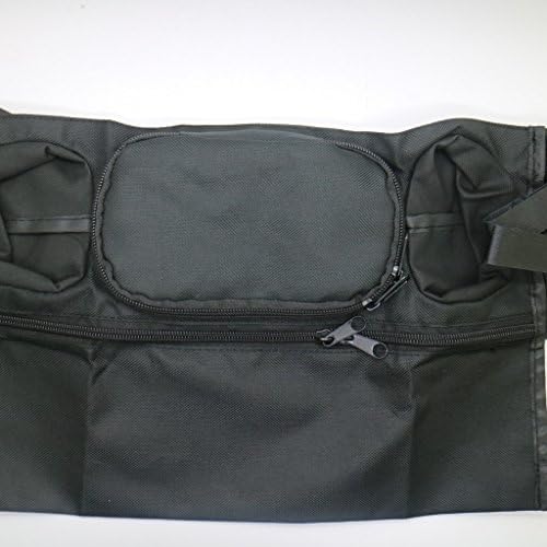 xbeayun Cup Organizing Bag Premium Baby Stroller Diaper Caddy Organizer Baby Carriage Pram Buggy Cart Bottle Stroller Accessory Storage Bag With Mesh Pocket For Phone Cell Phone Smart Phone Two Cup