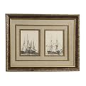 Ships and Sails I-IV Under Glass