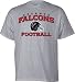 Search : Atlanta Falcons -Grey- Stacked Helmet T-Shirt