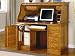 Coaster Palmetto Deluxe Roll Top Oak Computer Desk