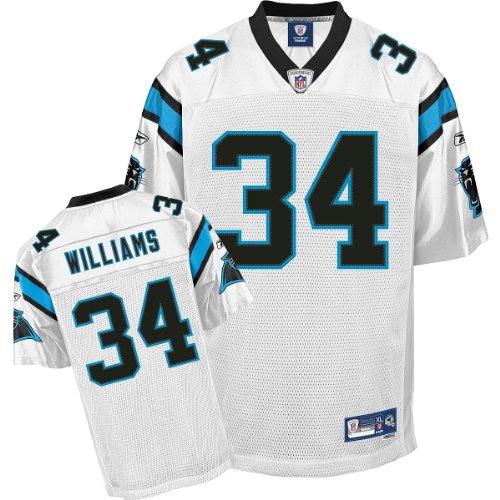 Reebok Carolina Panthers DeAngelo Williams Premier White Jersey Extra Large