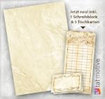 Briefpapier Pergament braun (250 St�c...