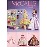 McCall Pattern Company M6903 Clothes and Accessories Sewing Template for 11-1/2-Inch Doll with Display Boxes and Hangers, One Size Only