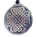 Pewter Celtic Love Knot Pendant Renaissance Necklace Amulet Jewelry for Men and Women