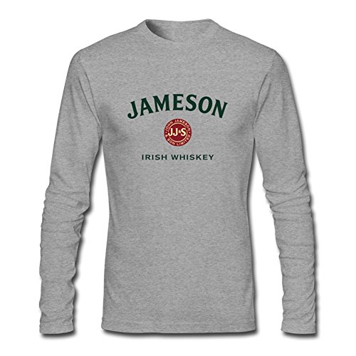 DanielRauda Men's Jameson Beer Long Sleeve T Shirt Grey