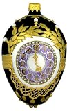 Museum Collection Faberge Cuckoo Egg Glass Ornament-Small
