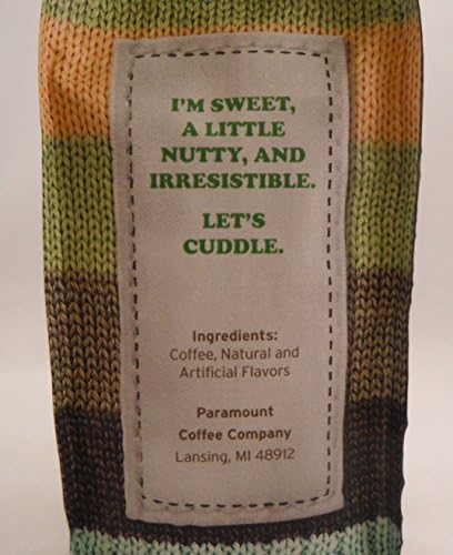 Peanut Butter Brittle Coffee and Romantic Mug Bundle of 2 Items: 12 Oz of Paramount Sweater Weather Ground Coffee &amp; Ceramic Mug (Arrow through the Heart)