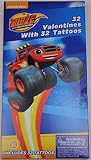 Nickelodeon Blaze and the Monster Machines 32 Valentines with Tattoos