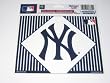 New York Yankees NY Pinstripes 5x6 Cling Decal