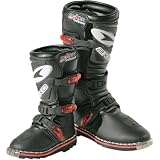 AXO Boxer Jr. Youth Boys Motocross Motorcycle Boots - Black / Size 4