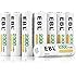 EBL AA Ni-MH Rechargeable Batteries 16-Count (2300mAh, Storage Battery Box Packed)