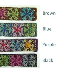 Blue Snowflake Belt - Small