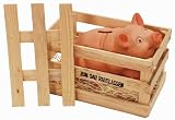 Eigenschaften N/A / Sparschwein in Holzkiste