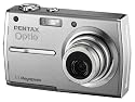 Pentax Optio T30 Digitalkamera (7 Megapixel, 3-fach opt. Zoom, 3" Touchscreen) silber inkl. Ledertasche und 1GB SD-Karte
