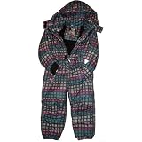Outburst - hiver combinaison de ski en une seule pièce, filles, multicolore