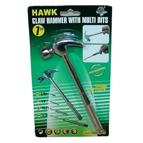 6-in-1 Claw/hammer and Screwdriver Multi Tool