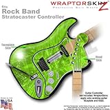 Stardust Green WraptorSkinz Skin fits Rock Band Stratocaster Guitar for Nintendo Wii, XBOX 360, PS2