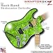 Stardust Green WraptorSkinz Skin fits Rock Band Stratocaster Guitar for Nintendo Wii, XBOX 360, PS2 & PS3 (GUITAR NOT INCLUDED)