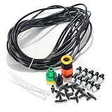 [Free Shipping] 10m/33Ft Micro Garden Misting Cooling System Atomization Spray Nozzle // Boquilla de atomización del sistema de enfriamiento de 10 metros / 33 pies de micro nebulización jardín