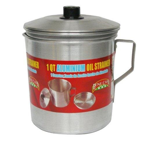 Bene Casa Aluminum Oil Strainer, 1 Quart