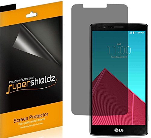 [2 Pack] SUPERSHIELDZ- Privacy Anti-Spy Screen Protector Shield For LG G4 + Lifetime Replacements Warranty - Retail Packaging