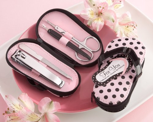 Pink Polka Flip Flop Five Piece Pedicure Set with Matching Tag
Pink Polka Flip Flop Five Piece Pedicure Set with Matching Tag